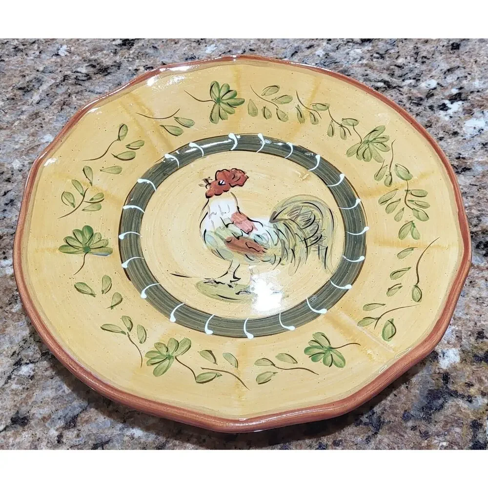 Cocorico Luncheon / Decorator Plates 8 3/4